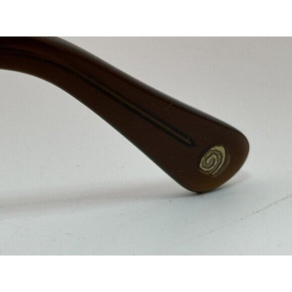 KATA Eyewear - Style 44 Brown 48-18-140 Plastic Round Rectangle Eyeglass Frames - Picture 4 of 7